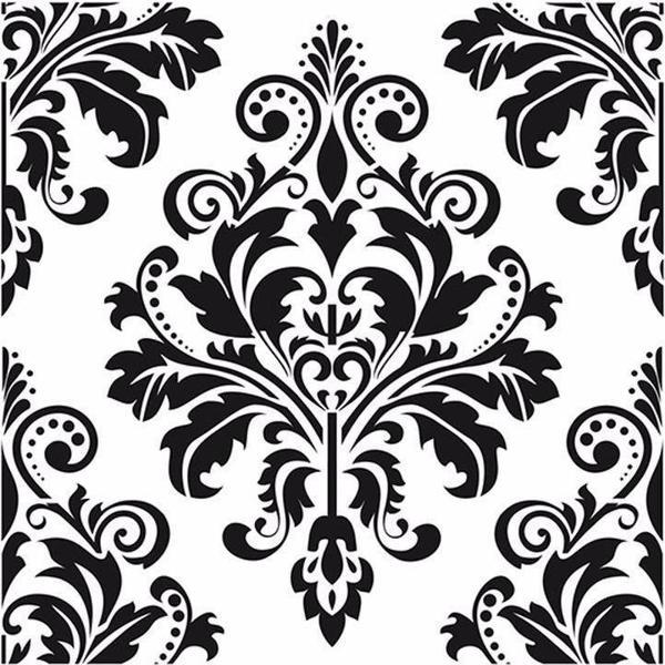 HOME DECOR MİNİ STENCIL HDM-66 25X25 - Image 1
