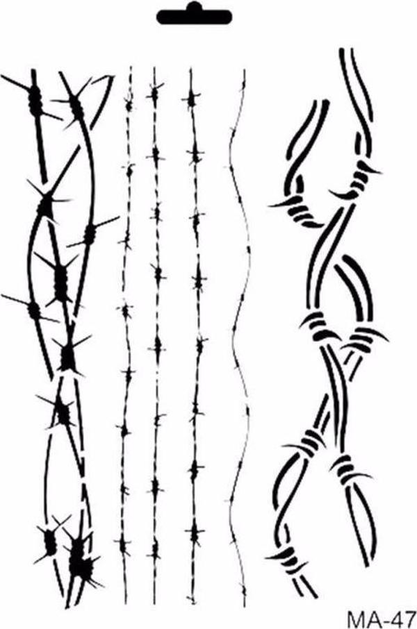 MIX MEDİA STENCIL MA SERİSİ MA47 21X29 - Image 1