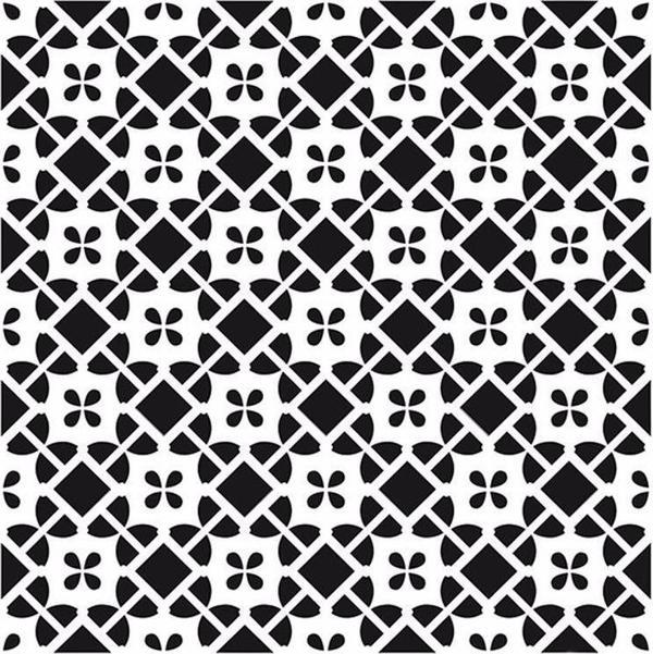 HOME DECOR MİNİ STENCIL HDM-86 25X25 - Image 1