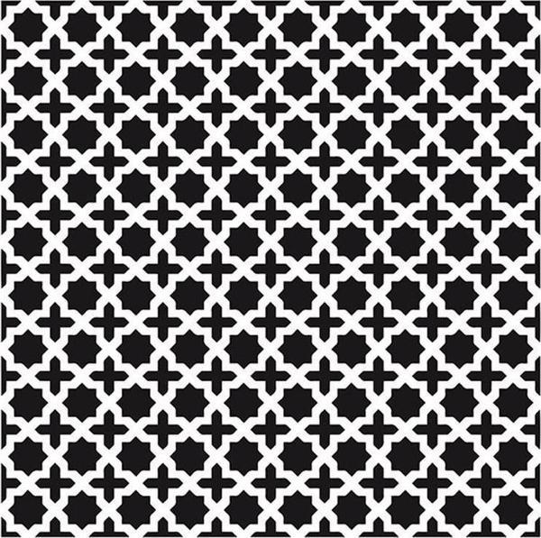 HOME DECOR MİNİ STENCIL HDM-92 25X25 - Image 1