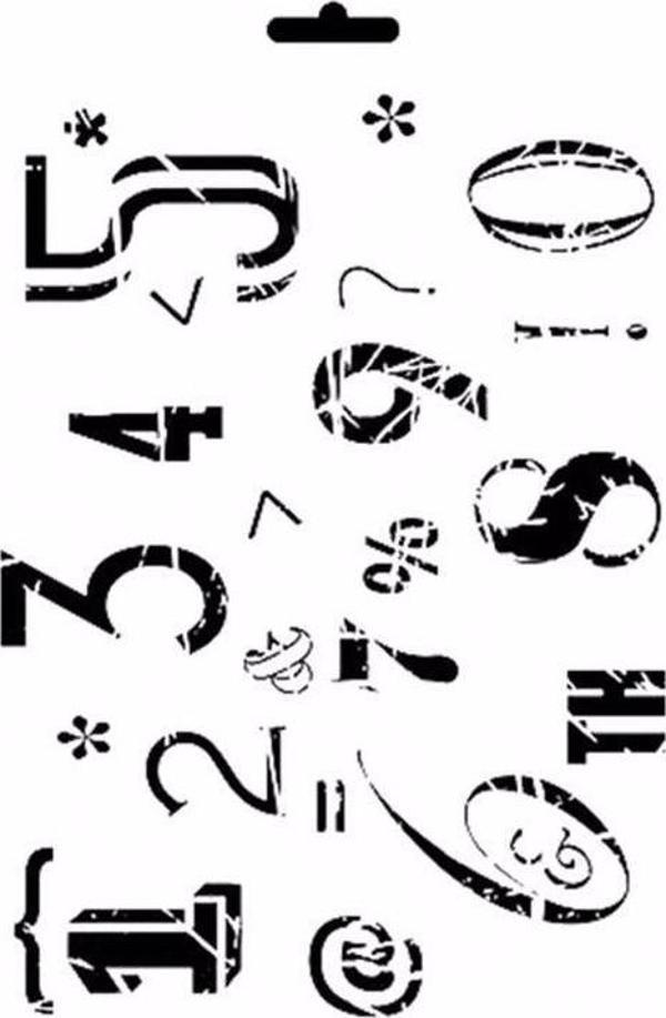 MIX MEDİA STENCIL MA SERİSİ MA58 21X29 - Image 1