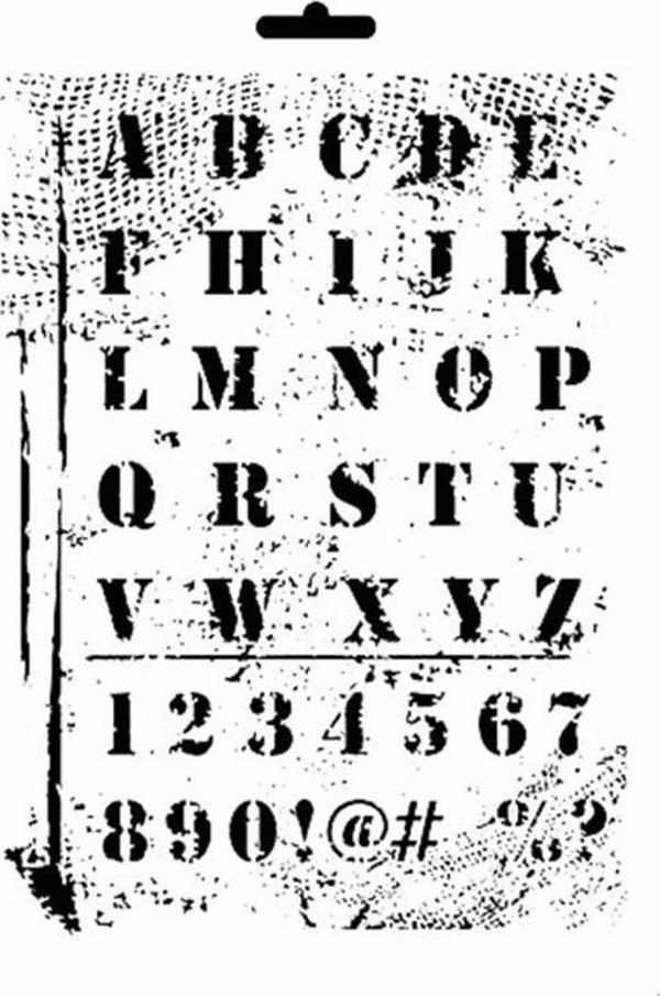 MIX MEDİA STENCIL MA SERİSİ MA59 21X29 - Image 1