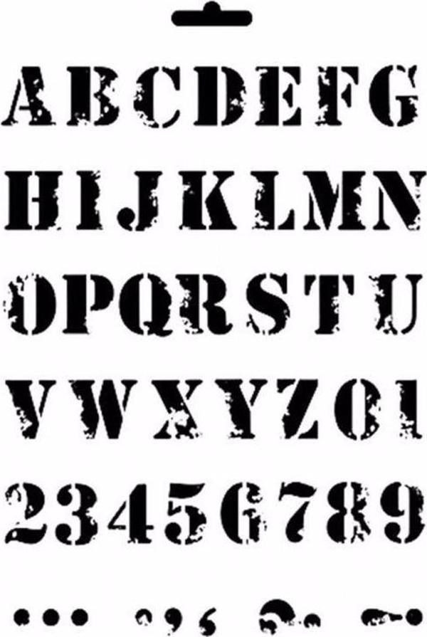 MIX MEDİA STENCIL MA SERİSİ MA61 21X29 - Image 1