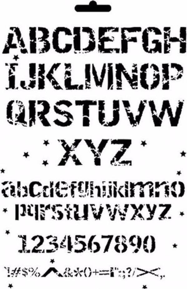 MIX MEDİA STENCIL MA SERİSİ MA62 21X29 - Image 1