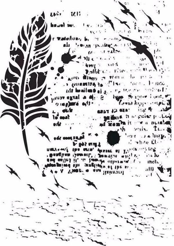 MIX MEDİA STENCIL MA SERİSİ MA69 21X29 - Image 1