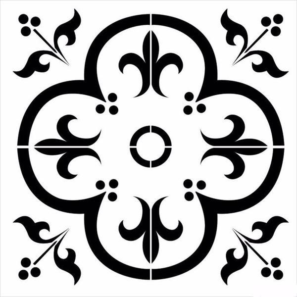 HOME DECOR STENCIL HD-182 45X45 - Image 1