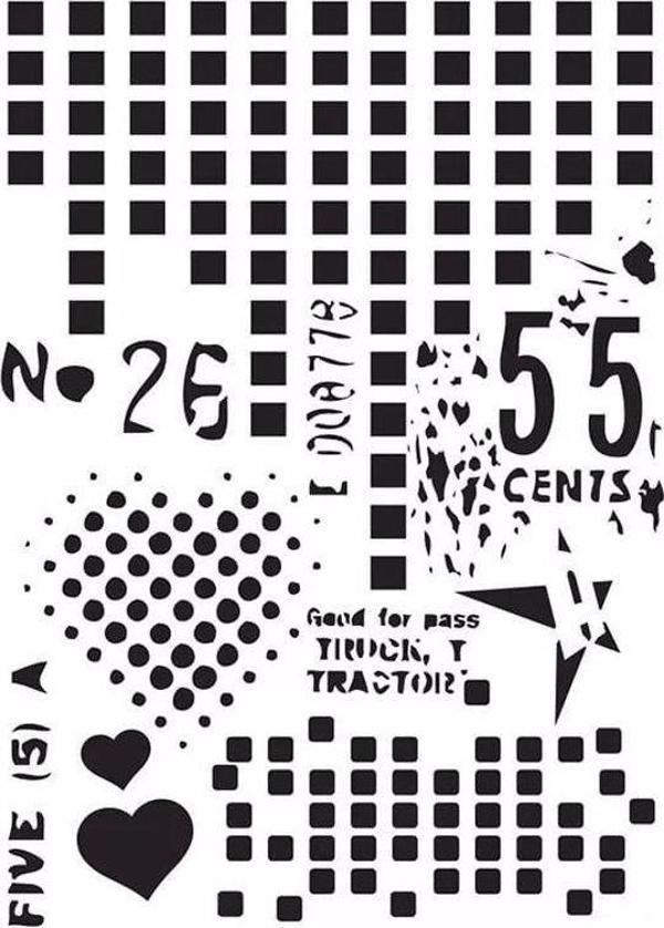 MIX MEDİA STENCIL MA SERİSİ MA77 21X29 - Image 1