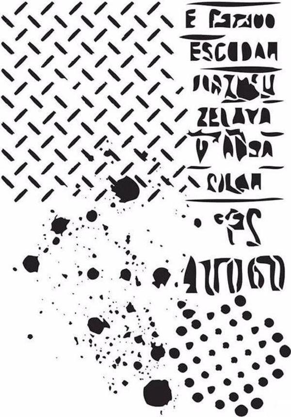 MIX MEDİA STENCIL MA SERİSİ MA78 21X29 - Image 1