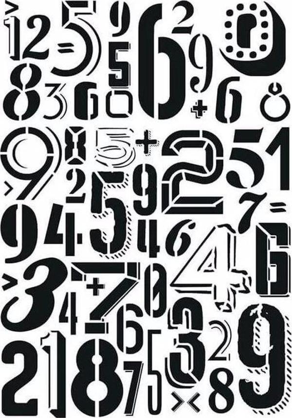 MIX MEDİA STENCIL MA SERİSİ MA93 21X29 - Image 1