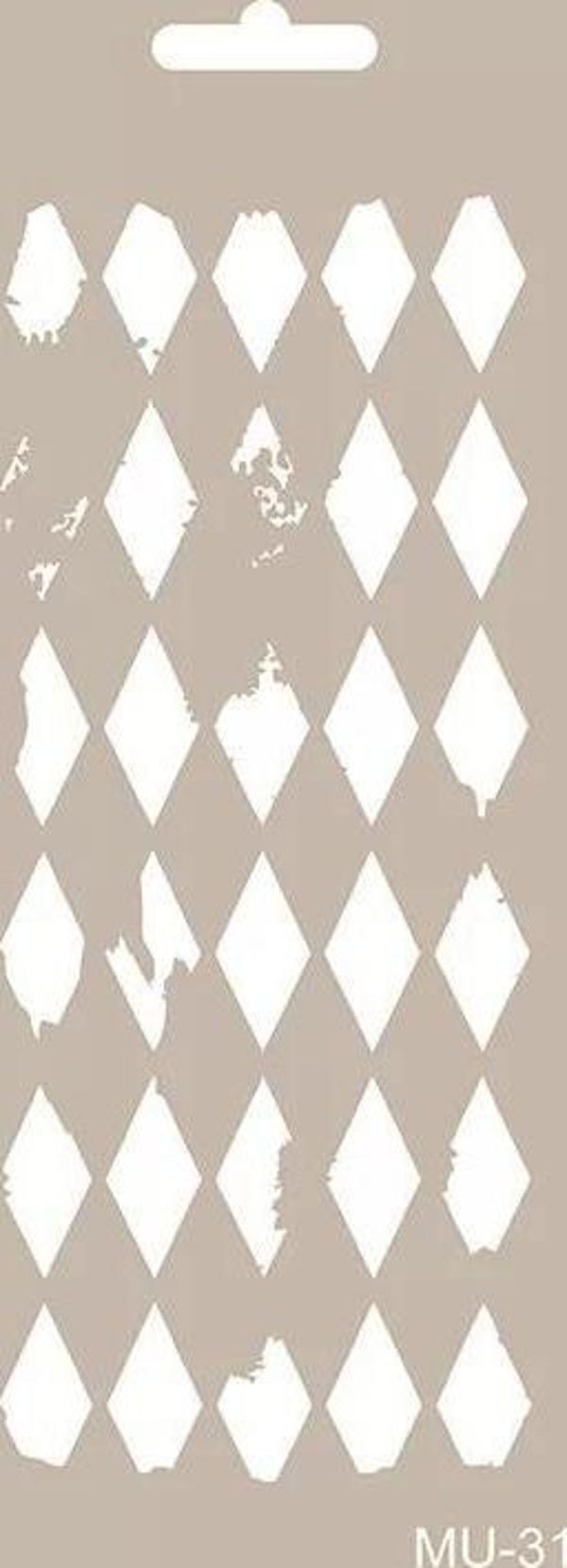 MIX MEDİA STENCIL MU SERİSİ MU31 10X25 - Image 1