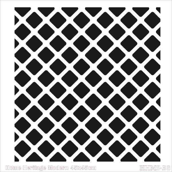 HOME HERITAGE MODERN 45X45CM HHMS-38 STENCİL - Image 1