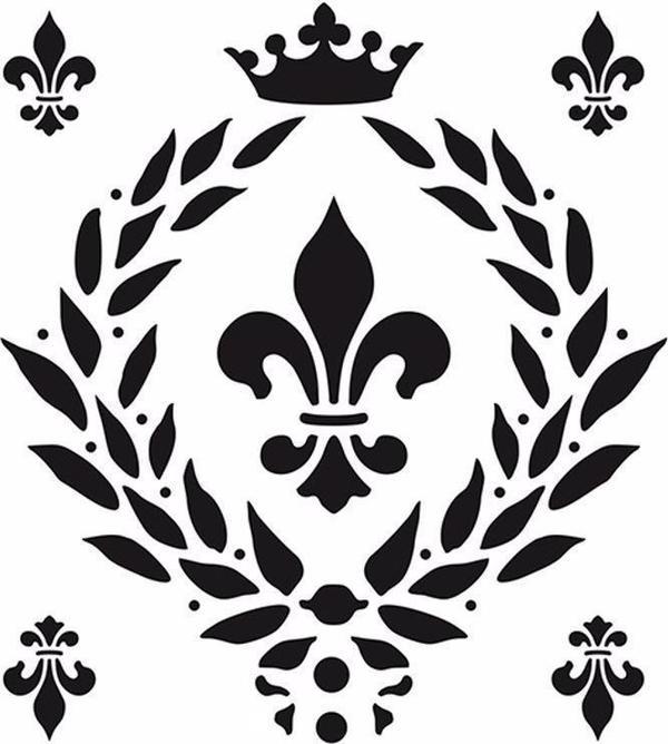 HD005 Home Dekor Stencil 45x45 - Image 1