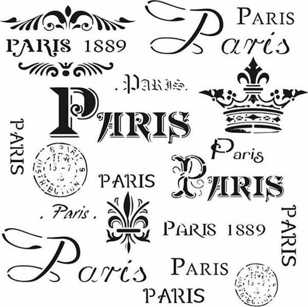 HD010 Home Dekor Stencil 45x45 - Image 1
