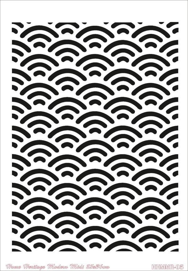 HOME HERITAGE MODERN MIDI 25X36CM HHMMR-05 STENCİL - Image 1
