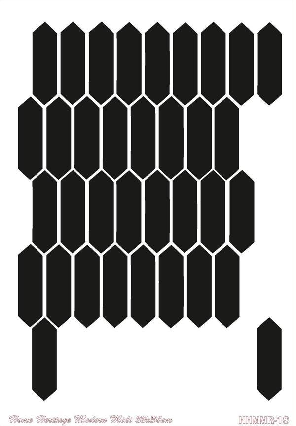 HOME HERITAGE MODERN MIDI 25X36CM HHMMR-18 STENCİL - Image 1