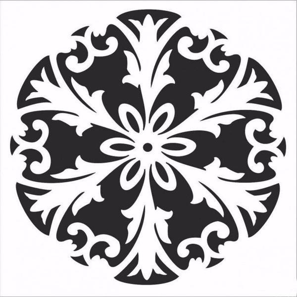 HD118 Home Dekor Stencil 45x45 - Image 1