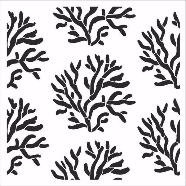 HD122 Home Dekor Stencil 45x45 - Image 1