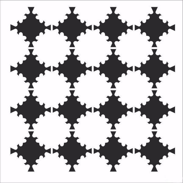 HD128 Home Dekor Stencil 45x45 - Image 1