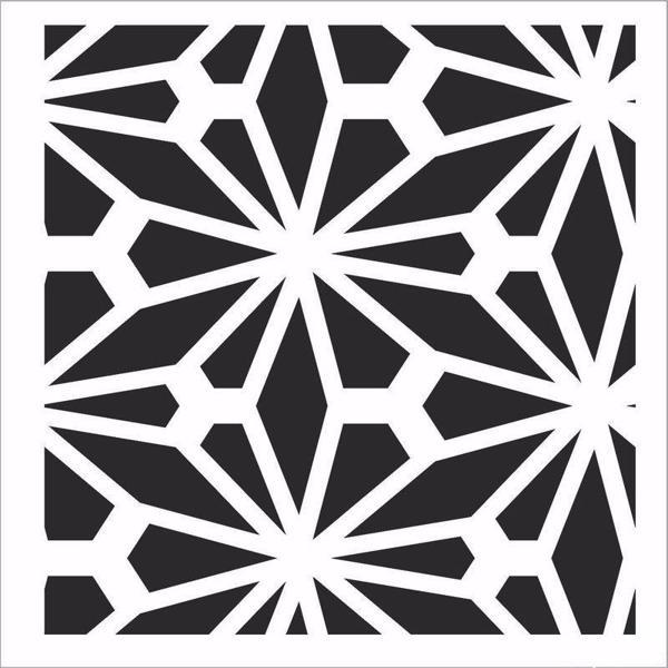 HD129 Home Dekor Stencil 45x45 - Image 1