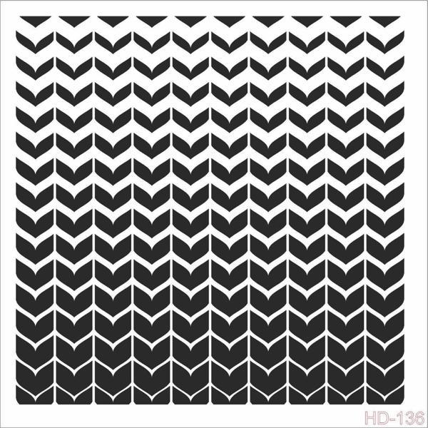 HD136 Home Dekor Stencil 45x45 - Image 1