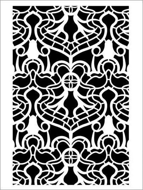NEW BACKROUND BÜYÜK STENCIL NBC-10 21X30 - Image 1