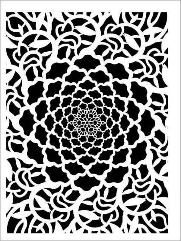 NEW BACKROUND BÜYÜK STENCIL NBC-4 21X30 - Image 1