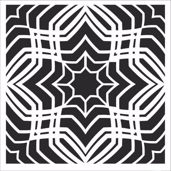 HD149 Home Dekor Stencil 45x45 - Image 1
