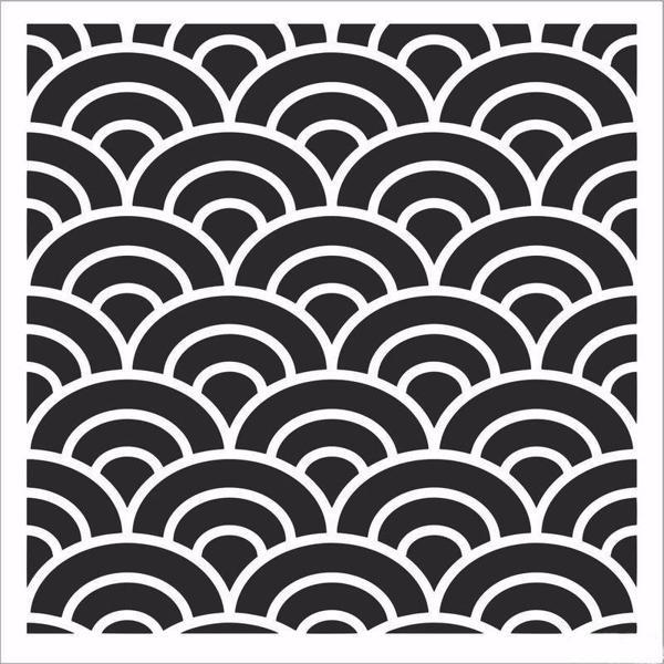 HD156 Home Dekor Stencil 45x45 - Image 1