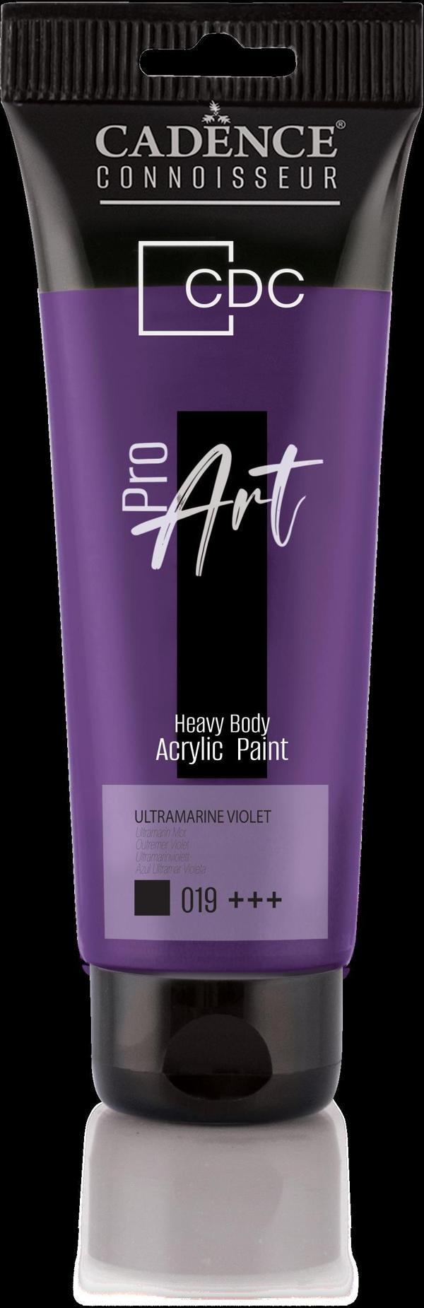 PROART HEAVY BODY AKRİLİK BOYA PR-019 ULTRAMARİN MOR 120ML - Image 1