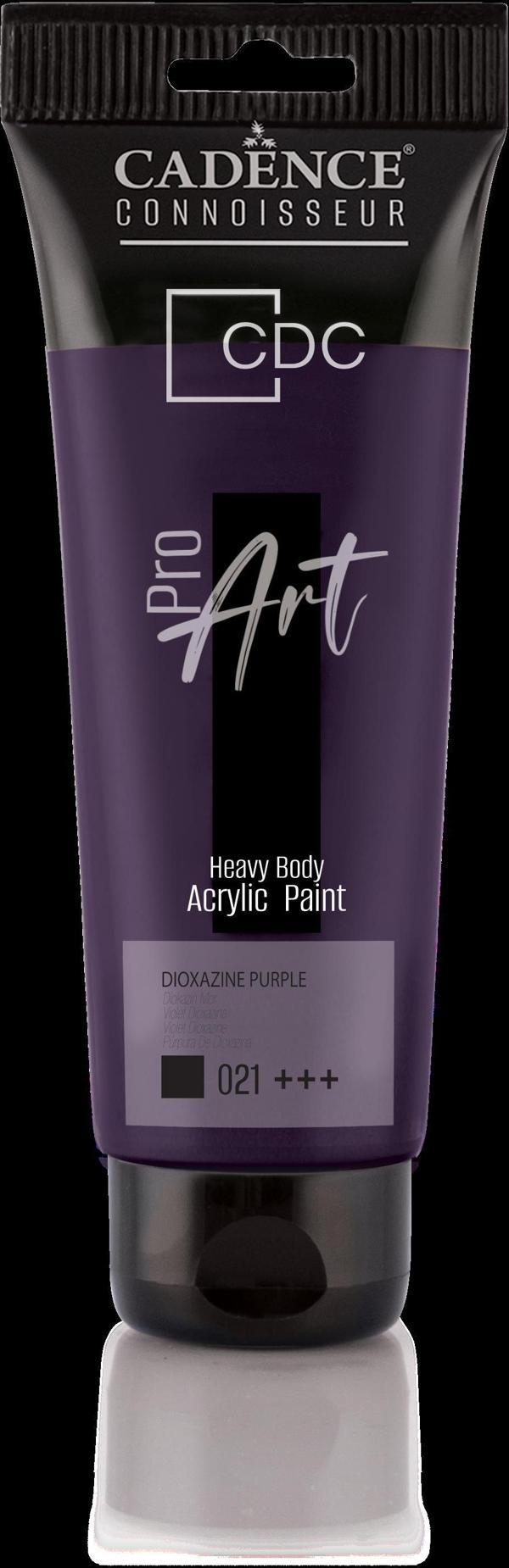 PROART HEAVY BODY AKRİLİK BOYA PR-021 DİOKAZİN MOR 120ML - Image 1