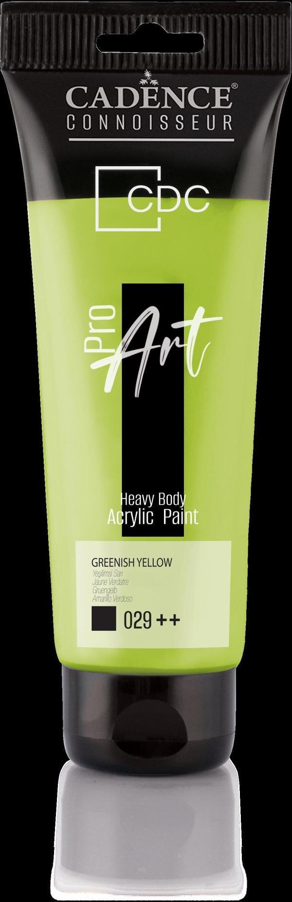 PROART HEAVY BODY AKRİLİK BOYA PR-029 YEŞİLİMSİ SARI 120ML - Image 1