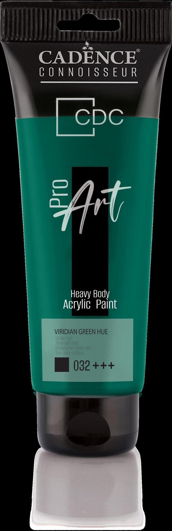 PROART HEAVY BODY AKRİLİK BOYA PR-032 VIRIDIAN YEŞİL 120ML - Image 1