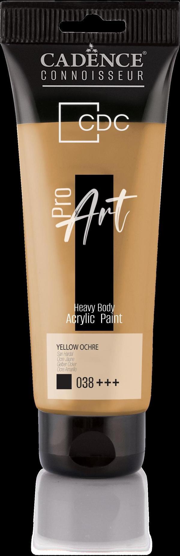 PROART HEAVY BODY AKRİLİK BOYA PR-038 SARI HARDAL 120ML - Image 1