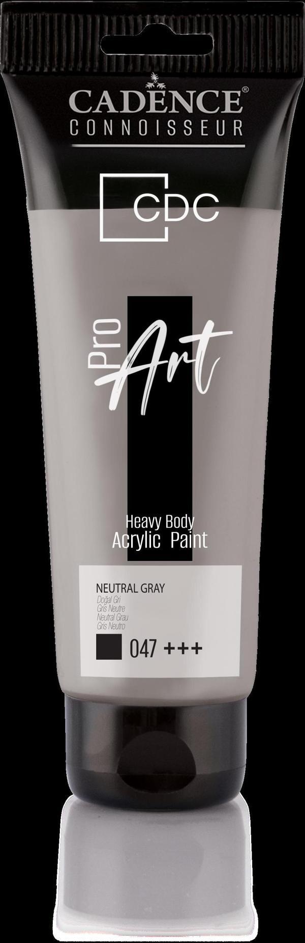 PROART HEAVY BODY AKRİLİK BOYA PR-047 DOĞAL GRİ 120ML - Image 1