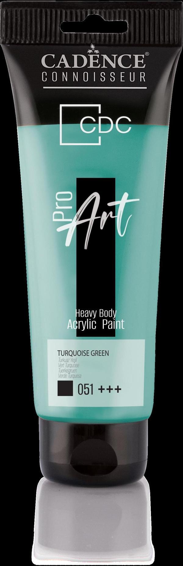PROART HEAVY BODY AKRİLİK BOYA PR-051 TURKUAZ YEŞİL 120ML - Image 1