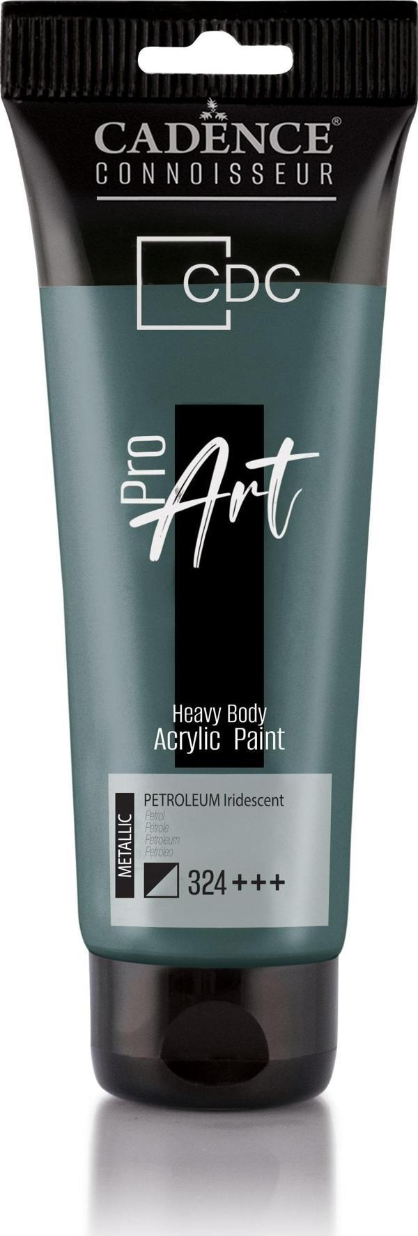 PROART HEAVY BODY METALİK  AKRİLİK BOYA PRM-324 PETROL 120ML - Image 1