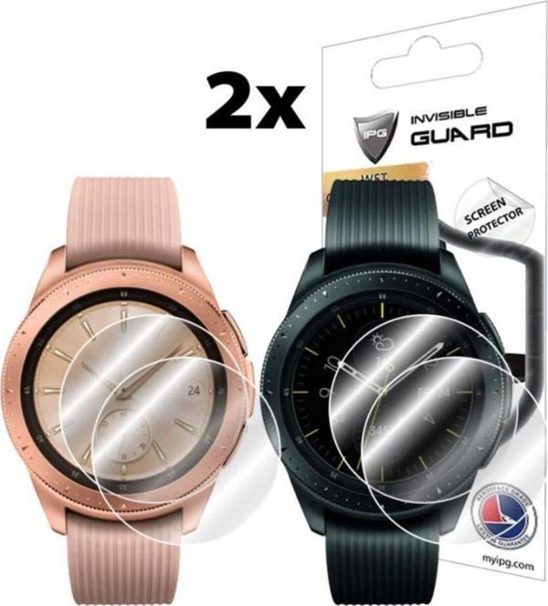 Samsung Galaxy Watch (42MM) (ROSEGOLD & MİDNİGHT BLACK) Hydrogel Ekran Koruyucu (2 ADET) - Image 1