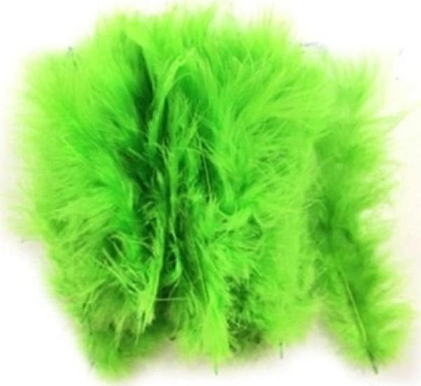 Kuzey 100 Adet Yeşil Kuş Tüyü Green Bırd Feather Yeşil Şeffaf Balon Tüyü Dekoratik Yeşil Süsleme Tüyü - Image 1