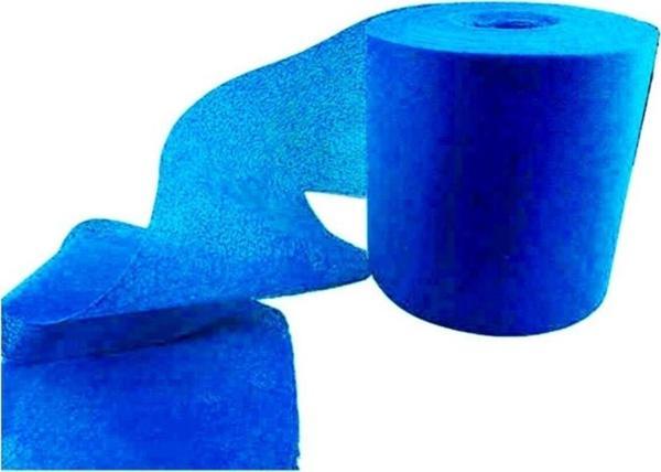 Kuzey Koyu Mavi Tela Kumaş 100 Metre Koyu Mavi Süsleme Kumaşı Elyaf Süsleme Tülü Araba Kır Düğünü Süsleme - Image 1
