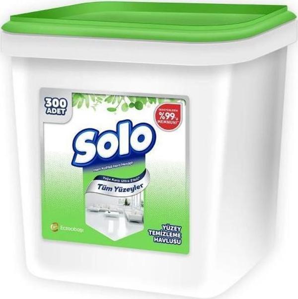 Solo Tüm Yüzeyler Kovalı Islak Temizlik Havlusu 300 Yaprak - Image 1