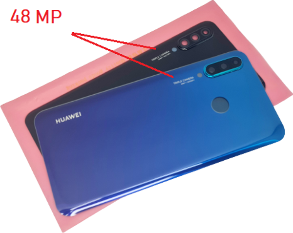 Tkgz Huawei P30 Lite Arka Kapak ( Kamera Lensli 48 MP) SİYAH - Image 1