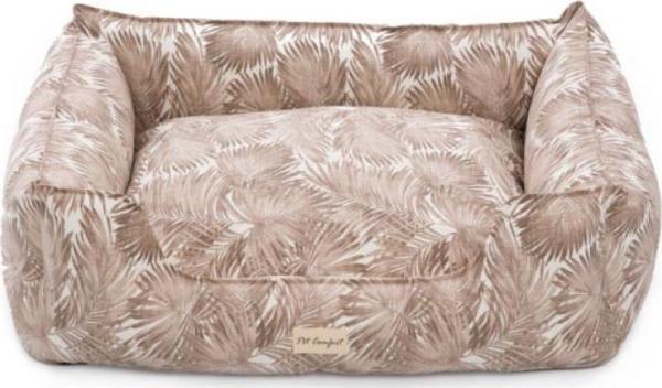 Pet Comfort Alpha  Açık Kahverengi-Beyaz Köpek Yatağı L 105x85cm - Image 1