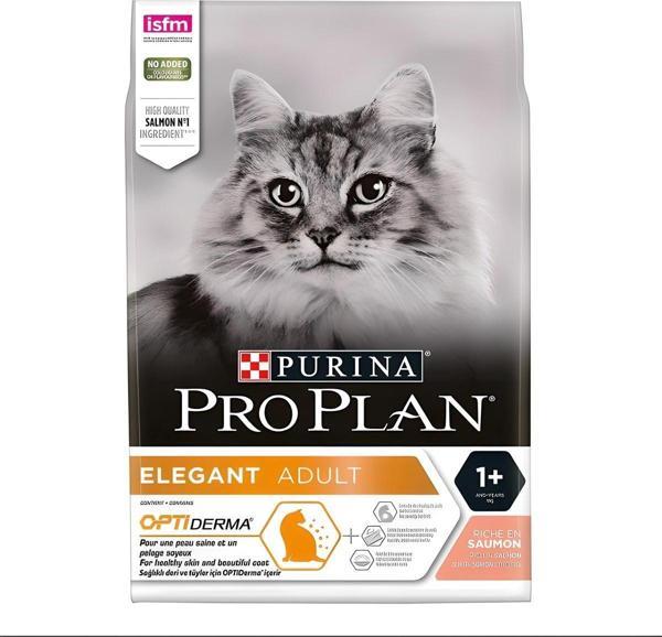 Pro Plan Elegant Optiderma Somonlu Yetişkin Kedi Maması 3 Kg - Image 1