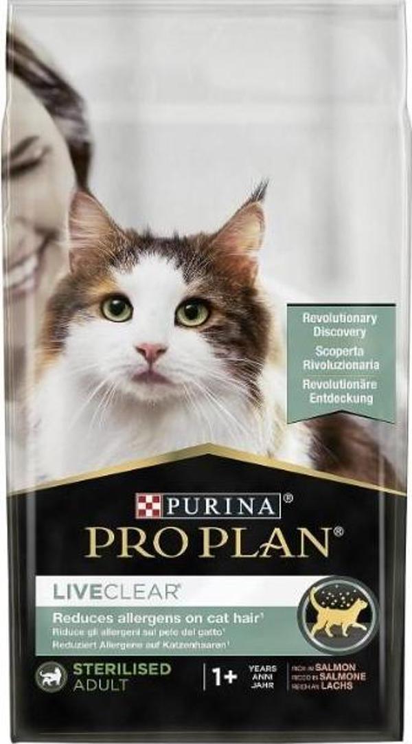 Pro Plan LiveClear Sterilised Somon Kedi Maması 1,4 Kg - Image 1