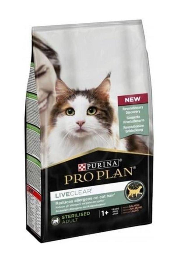 Pro Plan LiveClear Sterilised Somon Kedi Maması 1,4 Kg - Image 1