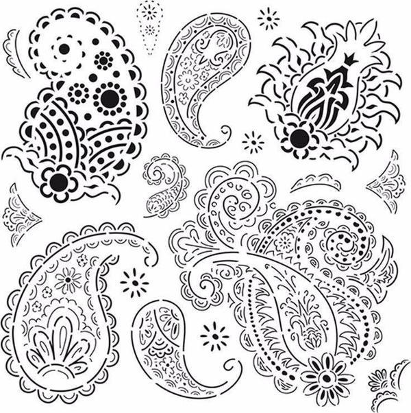 HDM107 Home Dekor Midi Stencil (25X25) - Image 1