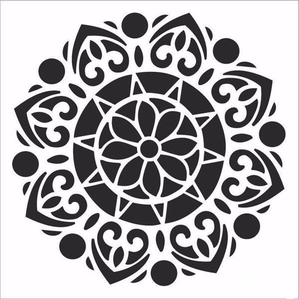 HDM117 Home Dekor Midi Stencil (25X25) - Image 1