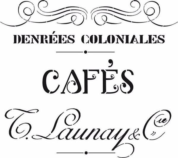 HOME DECOR STENCIL HD-37 45X45 - Image 1