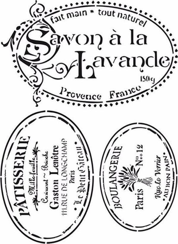 HOME DECOR STENCIL HD-44 45X45 - Image 1