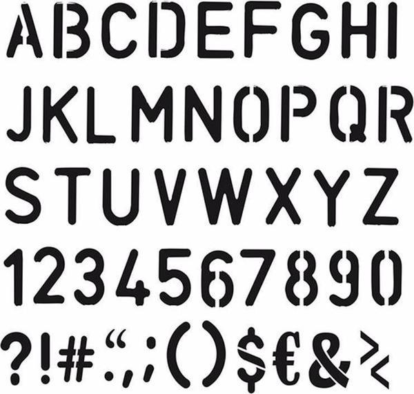 HOME DECOR STENCIL HD-59 45X45 - Image 1